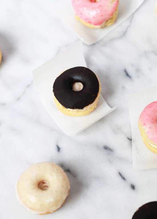 Mini Donut Ice Cream Sandwiches | Posh Little Designs