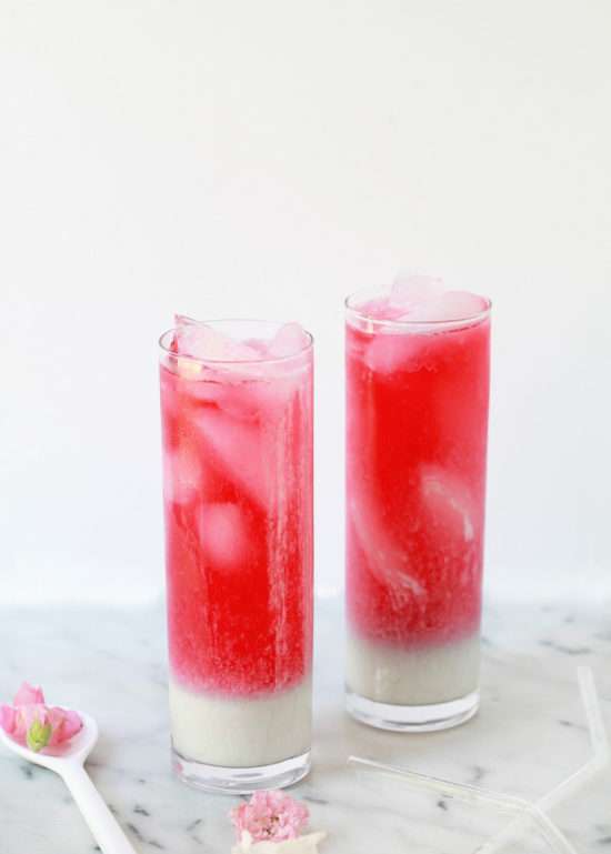 Hibiscus Coconut Iced Tea | Posh Little Designs