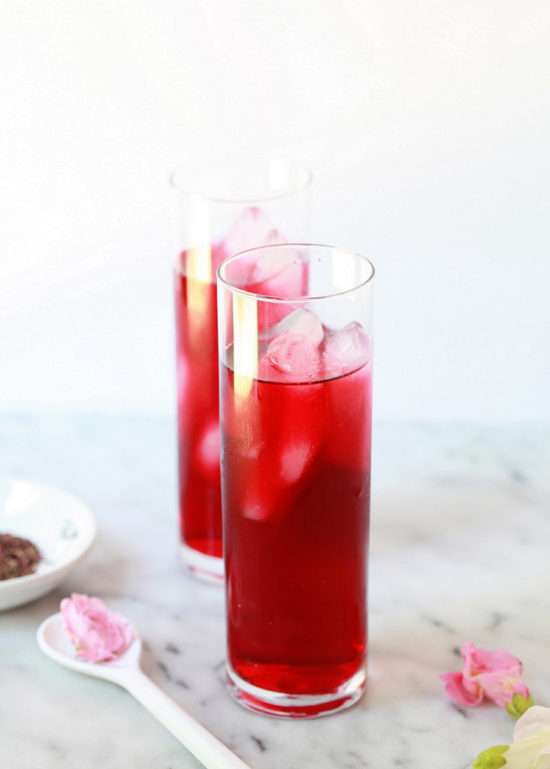 Hibiscus Coconut Iced Tea | Posh Little Designs