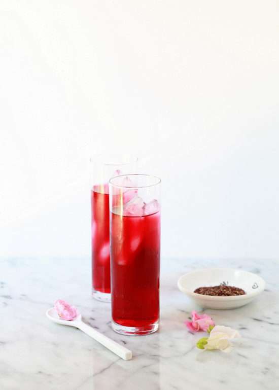 Hibiscus Coconut Iced Tea | Posh Little Designs
