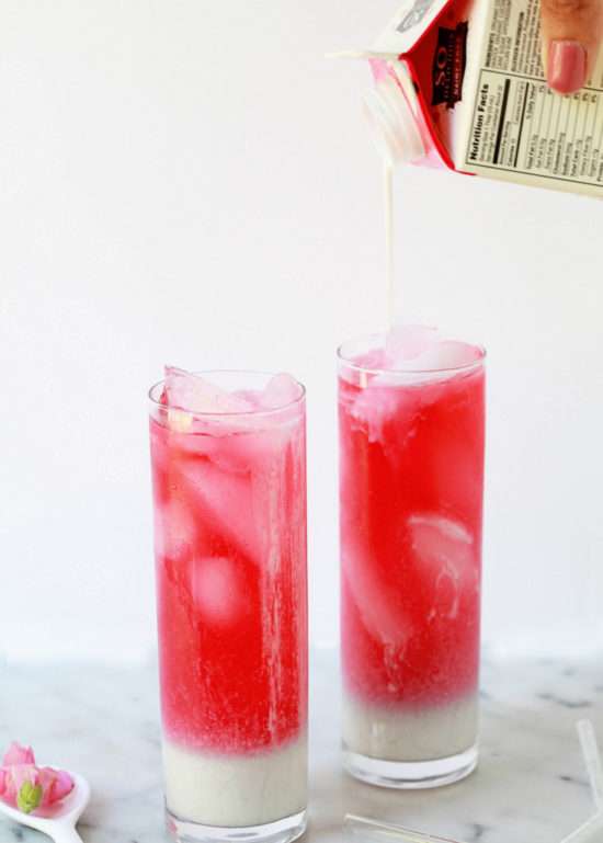 Hibiscus Coconut Iced Tea | Posh Little Designs
