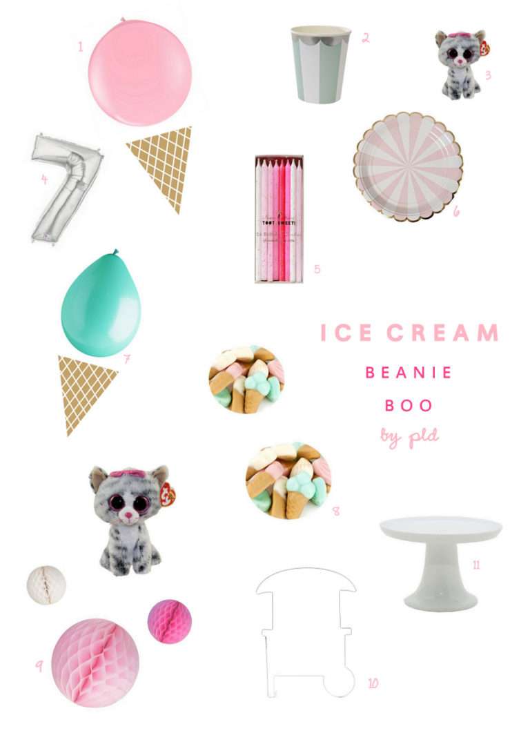 Ice Cream Beanie Boo Party Inspiration