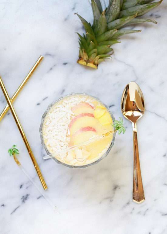 Pineapple Smoothie Bowl | Posh Little Designs