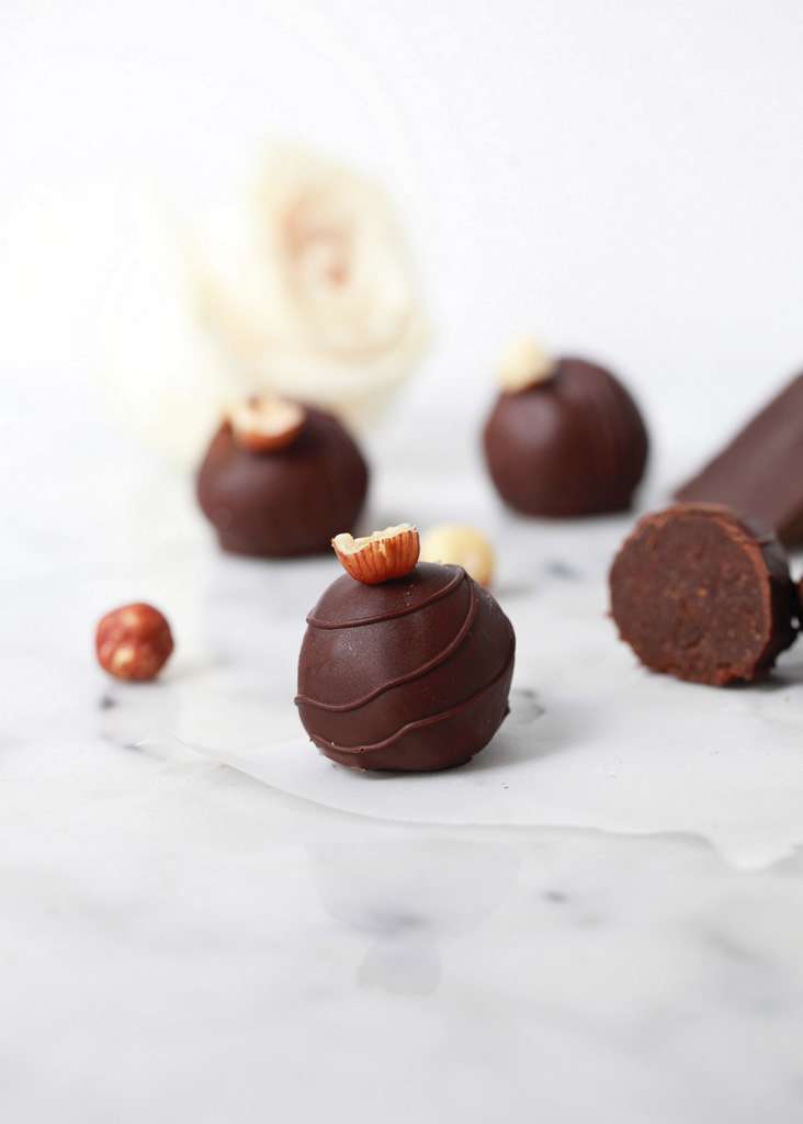 homemade nutella truffles