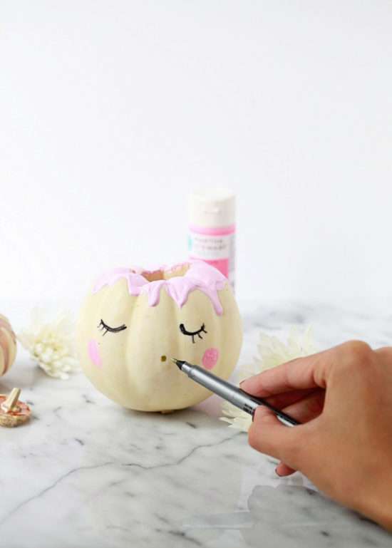 decorative unicorn pumpkins