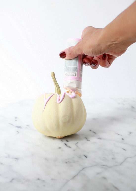 decorative unicorn pumpkins