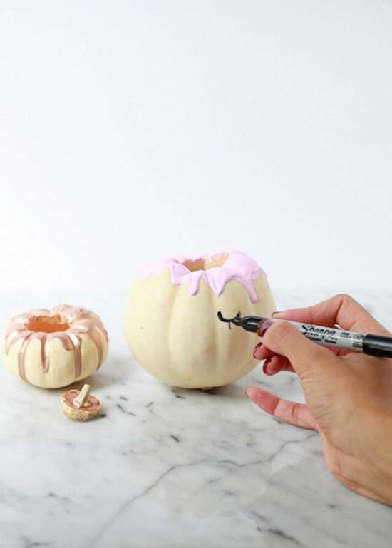decorative unicorn pumpkins
