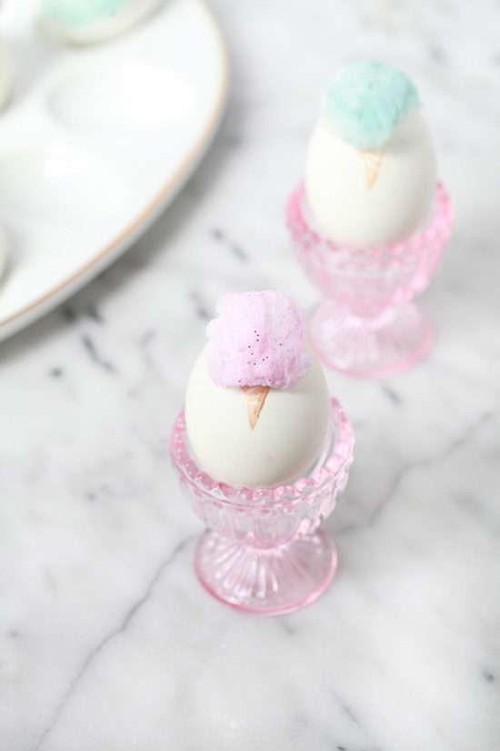 Cotton Candy Easter Eggs | Posh Little Designs