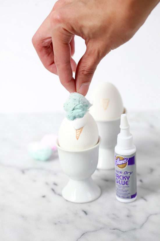 Cotton Candy Easter Eggs | Posh Little Designs