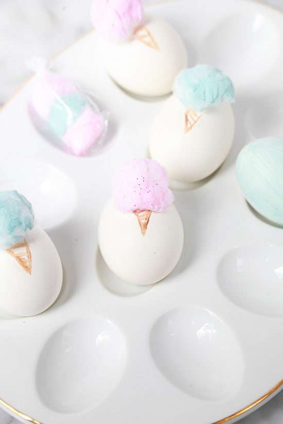 Cotton Candy Easter Eggs | Posh Little Designs