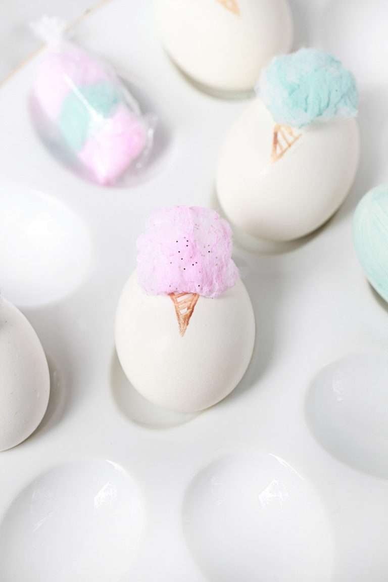 Cotton Candy Easter Eggs | Posh Little Designs