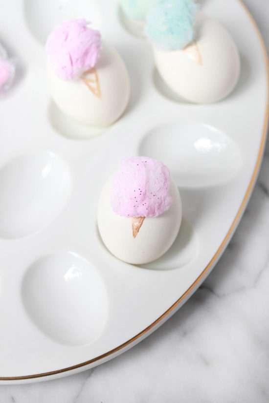 Cotton Candy Easter Eggs | Posh Little Designs