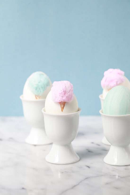 Cotton Candy Easter Eggs | Posh Little Designs