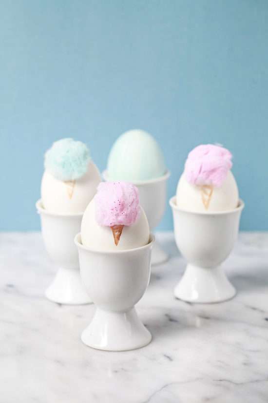 Cotton Candy Easter Eggs | Posh Little Designs