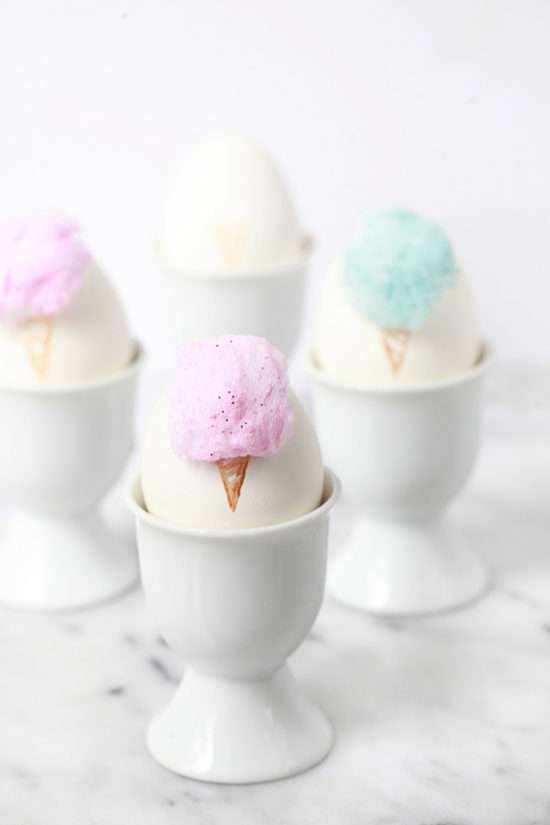 Cotton Candy Easter Eggs | Posh Little Designs