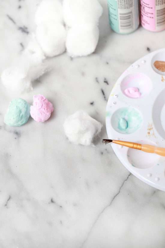Cotton Candy Easter Eggs | Posh Little Designs