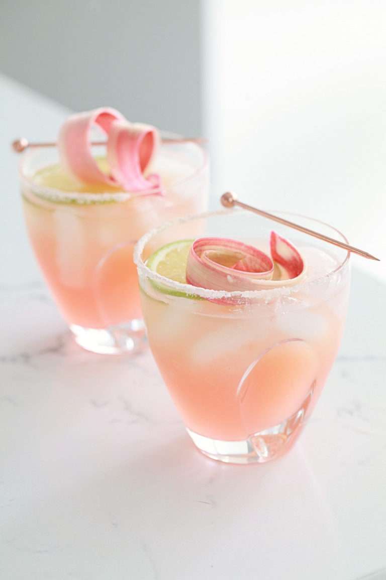 Rhubarb Palomas | Posh Little Designs