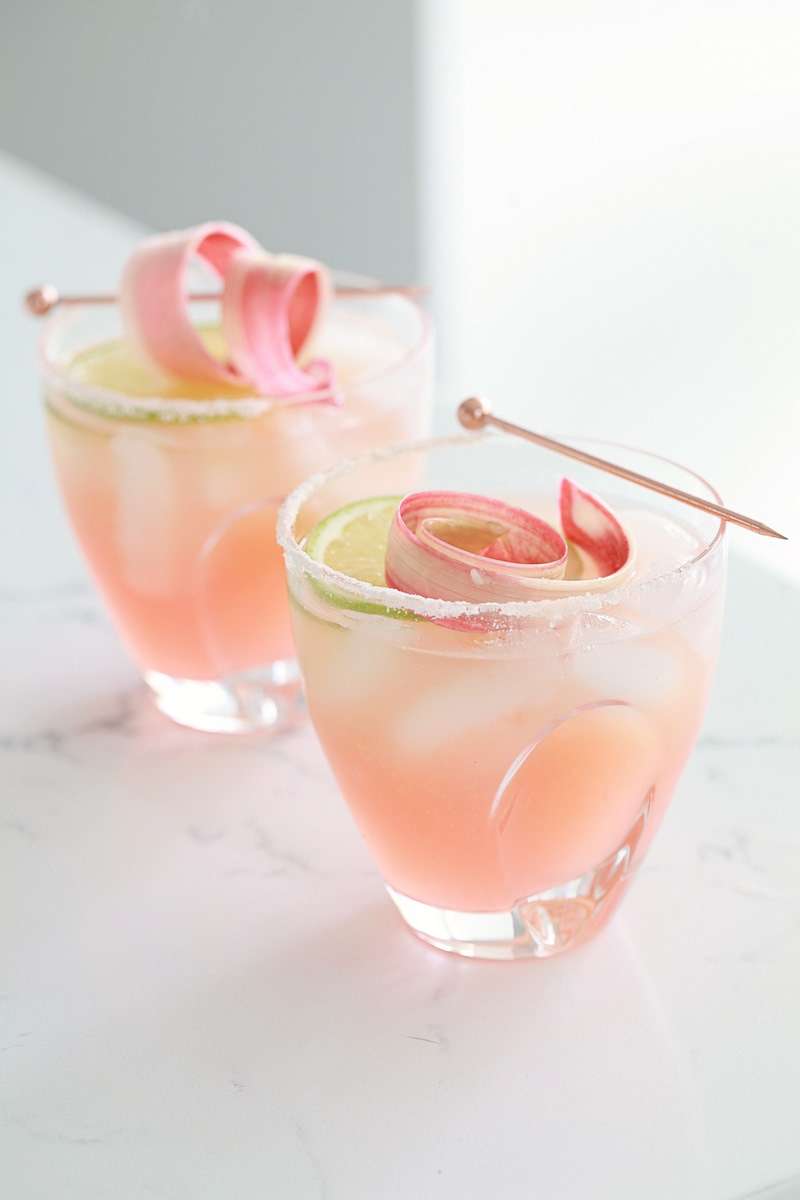 Rhubarb Palomas | Posh Little Designs