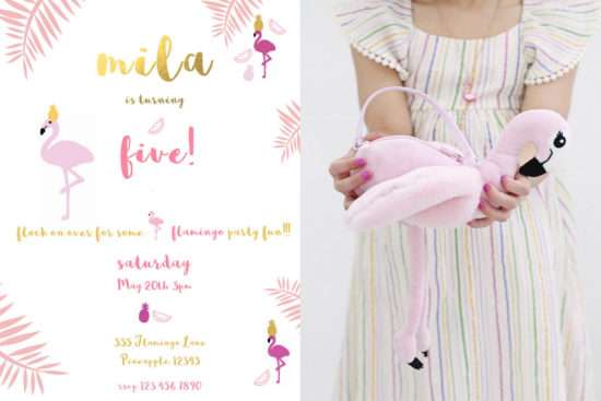 Flamingo Party Invite
