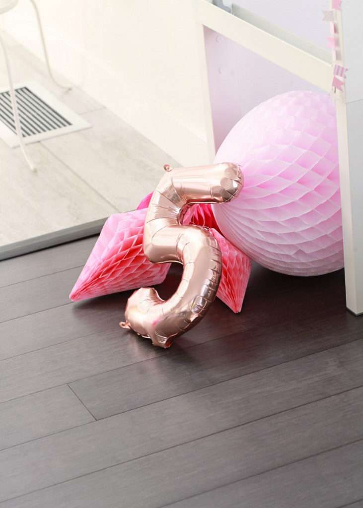 pink party decor birthday