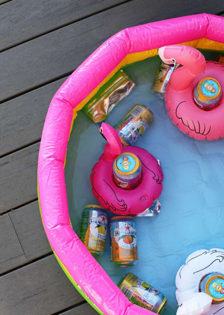 flamingo kiddie pool float