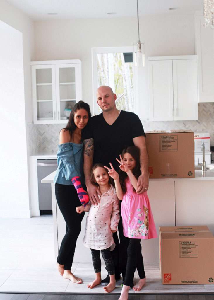 family, new home, construction