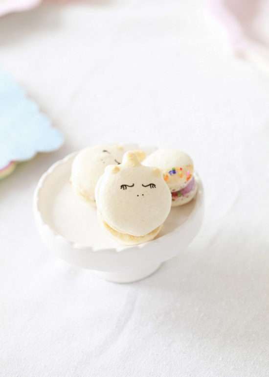 Unicorn Birthday, Party, Macarons