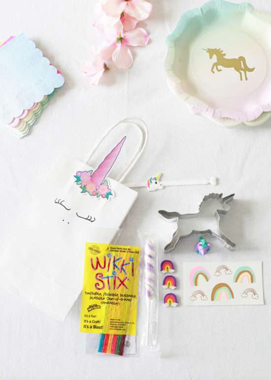 Unicorn Birthday, Party, Favors