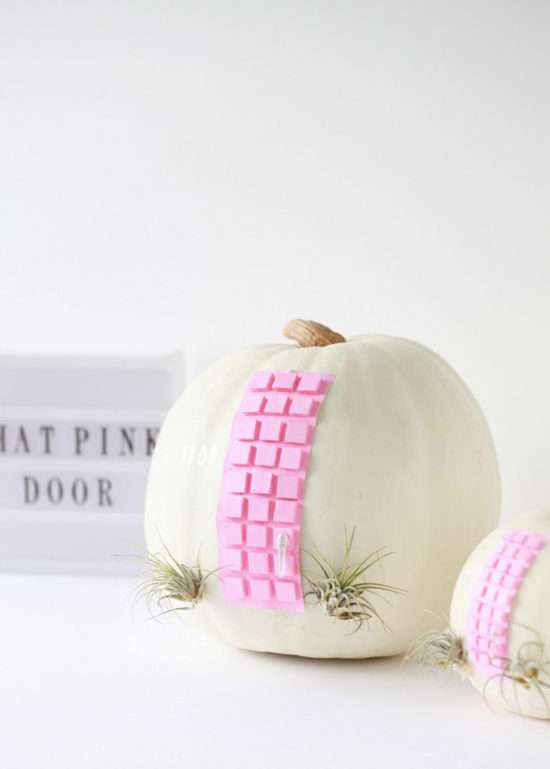 Fall, Pumpkin Crafts, Pink Door