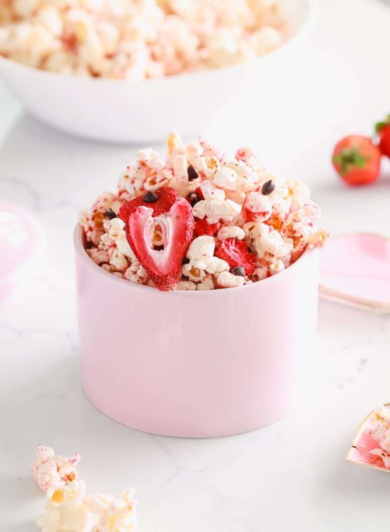 Valentine's Day, Chocolate Strawberry, Popcorn, Vegan