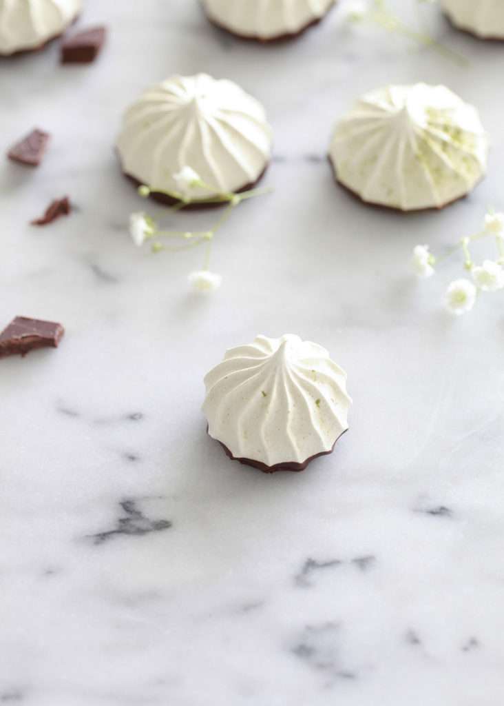 meringue cookies, dairy free, matcha, gluten free