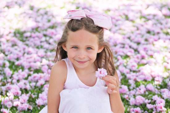 Pink Spring Birthday Photos, Girls, Posh Little Designs
