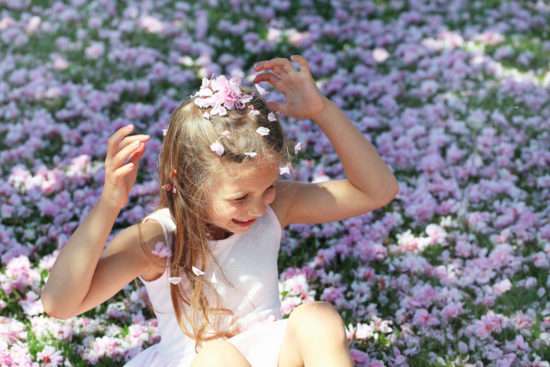 Pink Spring Birthday Photos, Girls, Posh Little Designs
