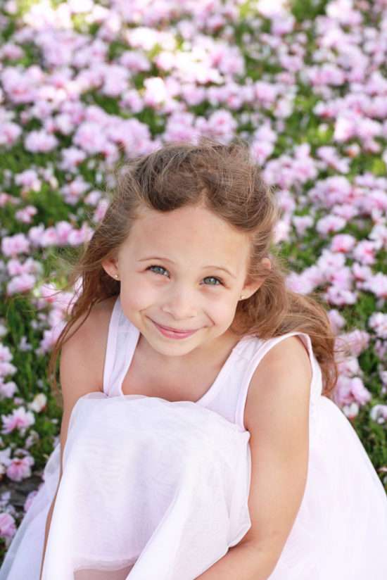 Pink Spring Birthday Photos, Girls, Posh Little Designs