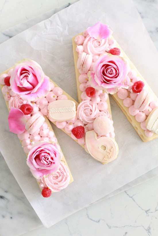 Cookie Cake-Macaron Birthday Party-Pink Parties- Children-Bottega Louis