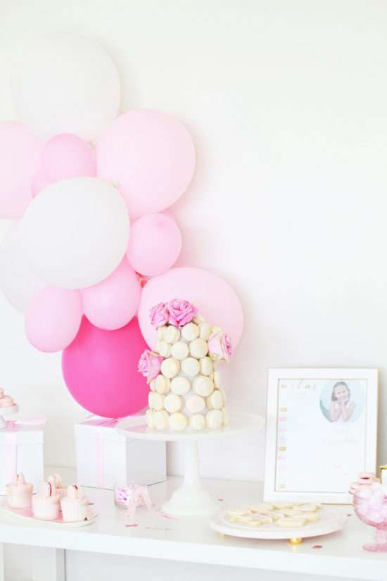Macaron Birthday Party-Pink Parties- Children-Bottega Louis