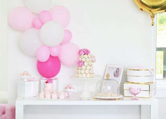 Macaron Birthday Party-Pink Parties- Children-Bottega Louis