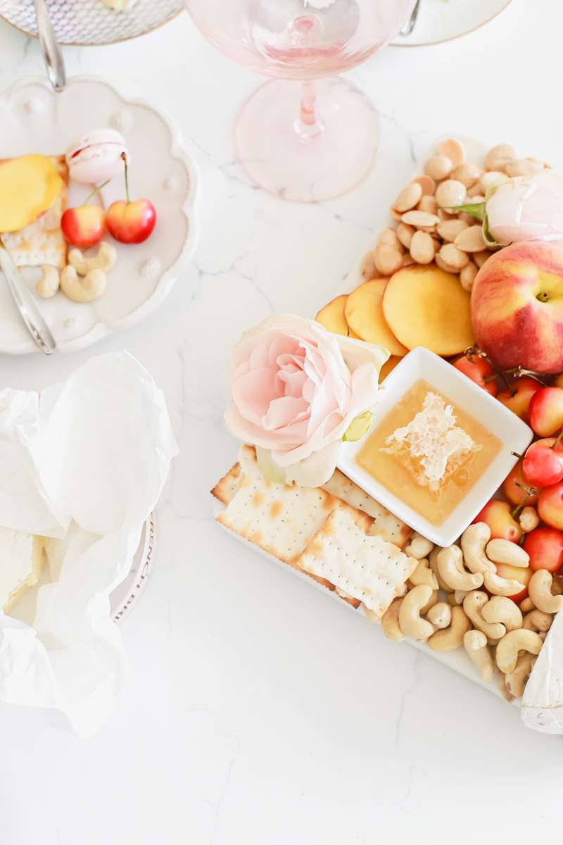 Peach - Charcuterie-Fruit-Cheese-Dessert-Board-Appetizers-Entertaining