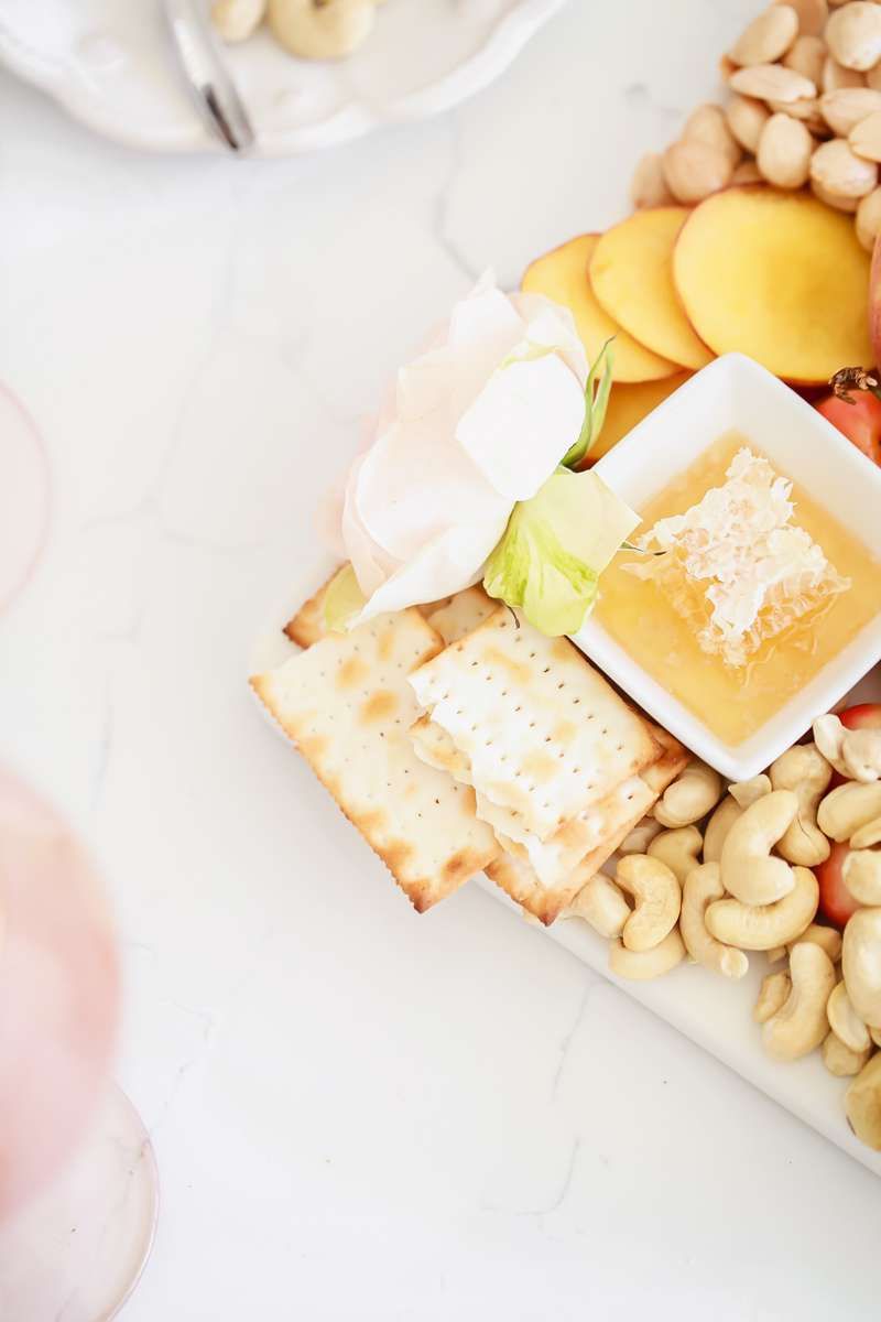 Peach - Charcuterie-Fruit-Cheese-Dessert-Board-Appetizers-Entertaining