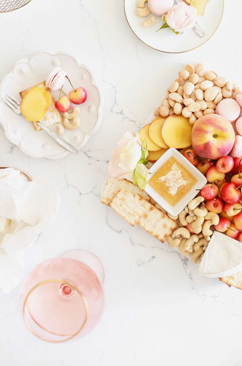 Peach - Charcuterie-Fruit-Cheese-Dessert-Board-Appetizers-Entertaining