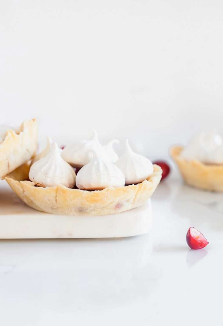 Cranberry Meringue Tart | Posh Little Design