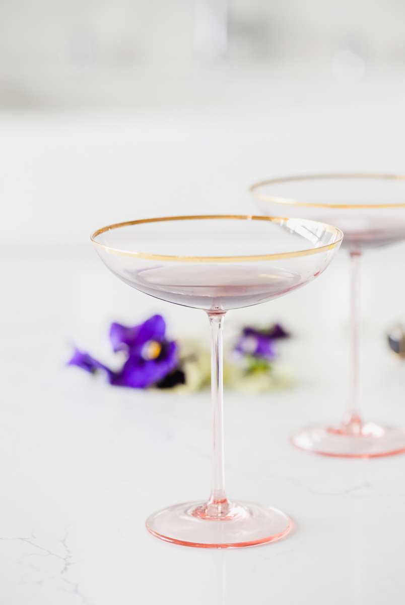 Champagne cocktails - French Cocktails- Creme de Violette - Recipes