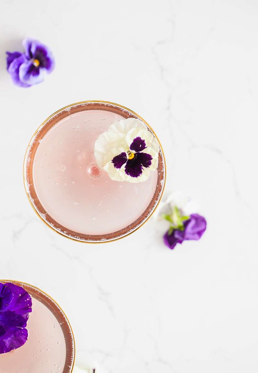 Champagne cocktails - French Cocktails- Creme de Violette - Recipes