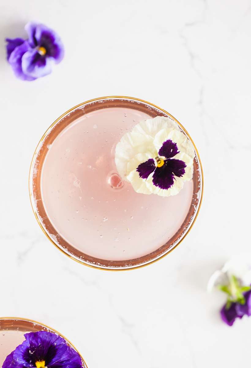Champagne cocktails - French Cocktails- Creme de Violette - Recipes