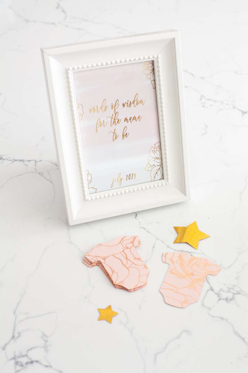 Pink Gold Baby Shower - Baby Girl - Decor - Elegant