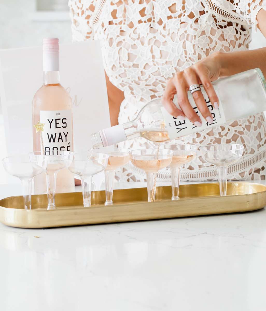 Pink Gold Baby Shower - Baby Girl - Decor - Elegant