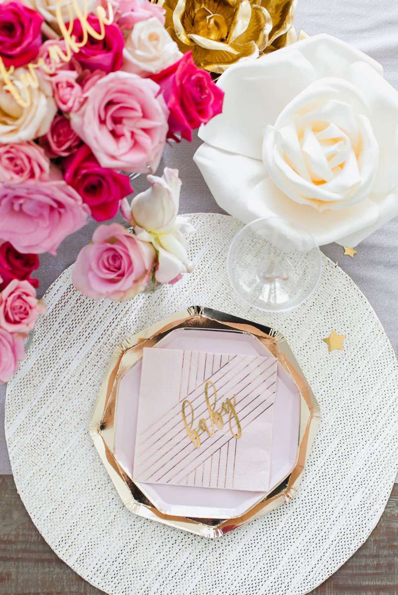 Pink Gold - Roses- Party Decor