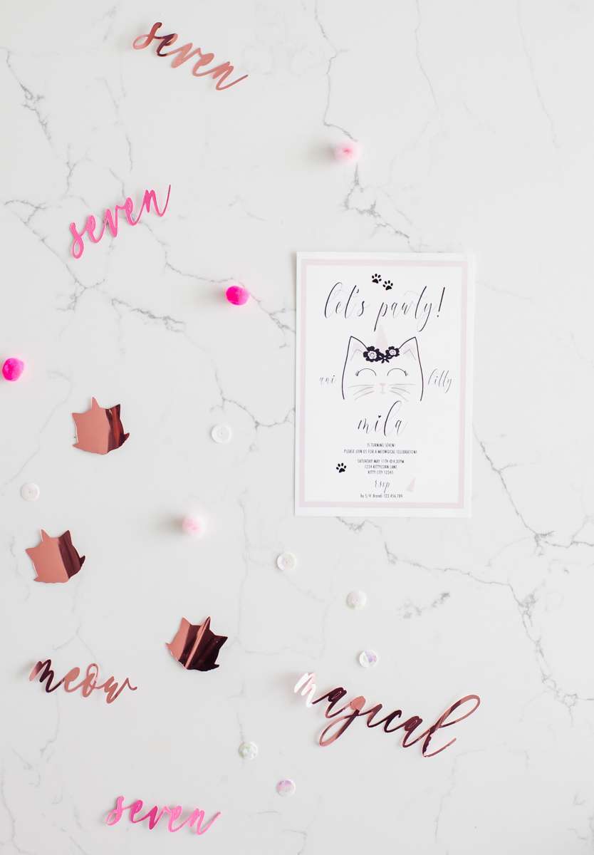 custom confetti - unicorn k