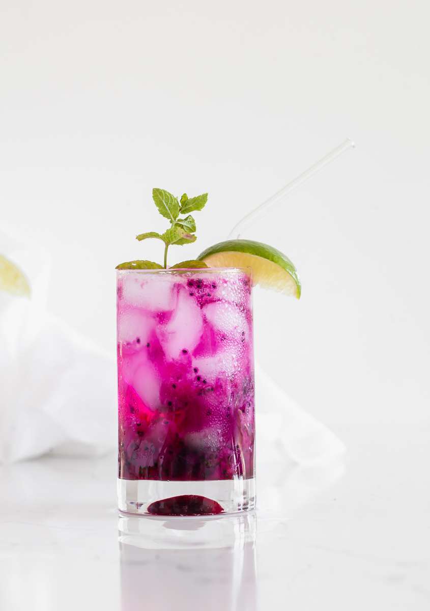 dragonfruit-mojitos-easy-cocktail-recipes-drinks-beverages-summer-mint-lime