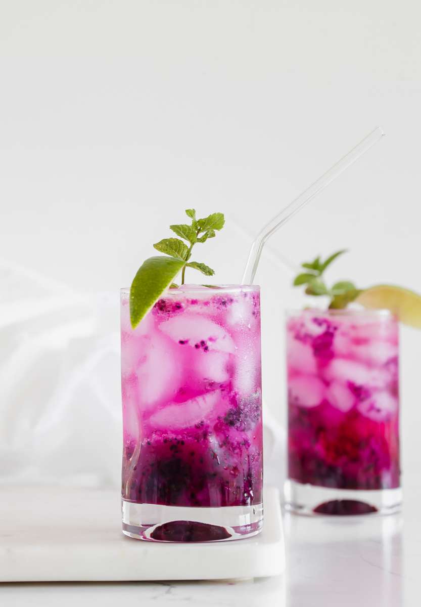 dragonfruit-mojitos-easy-cocktail-recipes-drinks-beverages-summer-mint-lime